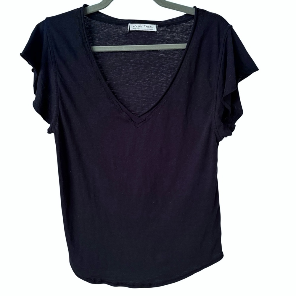 Free People We The Free Flutter Sleeve Tee